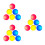 18Pcs Glow Electronic Balls Assorted Color Night Training Easy to Spot 1