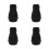 4Pièces Accessoire Trombone ABS Noire Sourdine Ténor 10