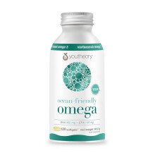Youtheory Ocean Friendly Omega, DHA 450mg + EPA 140mg – 120 Softgels