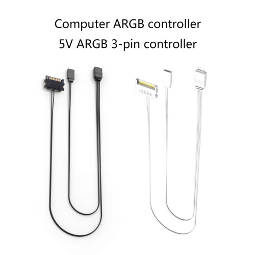 Προσαρμογείς καλωδίου επέκτασης ARGB5V3Pin, διανομείς διανομέα ανεμιστήρα ψύξης, 1