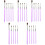 25Pcs Purple Household Cake Brushes Multi-Shape Tips for Cake Design 2