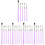 25Pcs Purple Household Cake Brushes Multi-Shape Tips for Cake Design 4