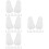 24Paren Witte Babyvoetmodellen Plastic Voor Display Van Sandalen 8