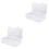 4Pcs Plastic Thread Spools Storage Containers Clamshell Lock Design 3