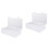 4Pcs Plastic Thread Spools Storage Containers Clamshell Lock Design 4