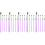 25Pcs Purple Household Cake Brushes Multi-Shape Tips for Cake Design 7