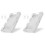 2Pcs Small White Phone Lock Box with Keys ABS Cell Phone Jail 2