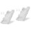 2Pcs Small White Phone Lock Box with Keys ABS Cell Phone Jail 3