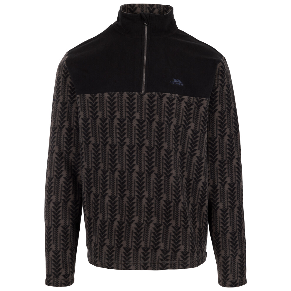 Trespass (Xl, Storm Grey) Trespassmens Fleece 1/2 Neck Zip Embleton