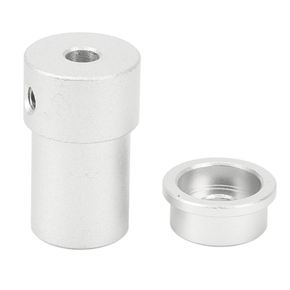 4Mm Aluminum Alloy Mounting Hub For Omnidirectional Wheels - Silver 8241387247462