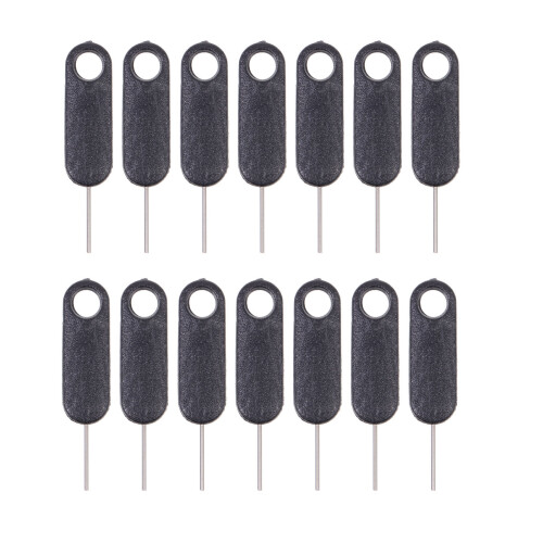 30Pcs Black Aluminum Sim Pin Eject Tools for Smartphones and Tablets 1
