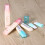 12Pcs Multi Color Three Layer Eraser Pencil Sticks Recyclable Non-PVC 10