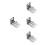 4St Aluminium En Plastic Blind Montageset 5