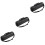 3Pcs Padded Black Flute Carry Bag Shoulder Strap for Storage Use 6