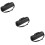 3Pcs Padded Black Flute Carry Bag Shoulder Strap for Storage Use 7