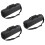 3Pcs Padded Black Flute Carry Bag Shoulder Strap for Storage Use 9