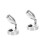 2Pcs Silver Cabin Reading Lights Marine Boat Adjustable Brightness 4