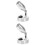 2Pcs Silver Cabin Reading Lights Marine Boat Adjustable Brightness 5