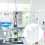2Pcs Transparent Glass Three-Necked Boiling Flask Laboratory Container 10