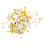 Fijne Glinsterende Pentagram Confetti Goud Feest 7