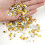 Fijne Glinsterende Pentagram Confetti Goud Feest 8