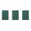 3Pièces Tableau Effaçable Vert PU Portable Notes 10
