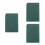 3Pièces Tableau Effaçable Vert PU Portable Notes 11