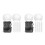 20Pcs Clear Plastic Waterproof Backpack Covers for School Outdoor Use 10