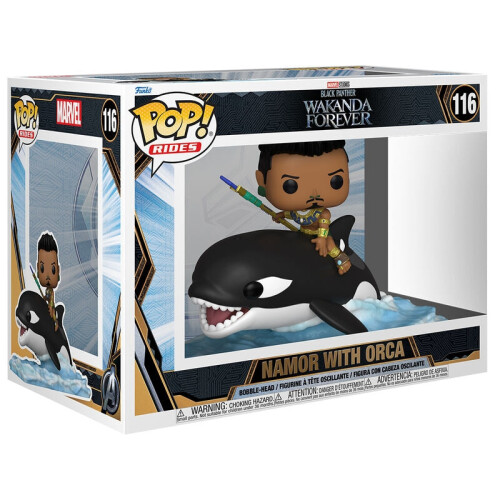 Black Panther Actionfigur mit Orca aus Wakanda Forever