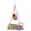2Sets Hanging Bird Hammock Sturdy Parakeet Climbing Perch 2
