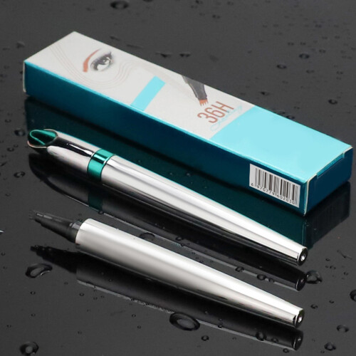 2Pcs Waterproof Eyebrow Pencil Silver Four-Fork for Women Gift 2