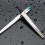 2Pcs Waterproof Eyebrow Pencil Silver Four-Fork for Women Gift 4