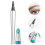 2Pcs Waterproof Eyebrow Pencil Silver Four-Fork for Women Gift 10