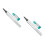 2Pcs Waterproof Eyebrow Pencil Silver Four-Fork for Women Gift 11