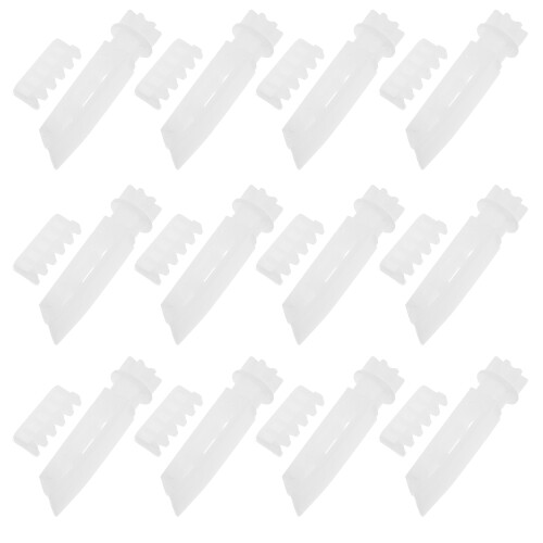 60Sets Universal Fit Vertical Blind Stem Repair Kit White Plastic Tabs 2