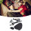 Kids Old Man Costume with Beards, Adjustable Strap Accessories, Plastic Set 15