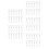 60Sets Universal Fit Vertical Blind Stem Repair Kit White Plastic Tabs 8