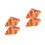 4Pcs PU Artificial Croissant Rolls Brown Realistic Food Model Props 3