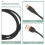 50pcs curtain rings with clips for shower window, durable material 6