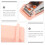 5Pcs Durable Pink Office Stapler Small Portable Stapler for Students 6
