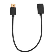 4K HDMI Extender Male To Female Adapter Full3D Support Audio Return Channel HDCP Compliant Triple Shielding Space Saving Design For Streaming Media