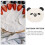 48Pcs Panda Shape Paper Cartoon for Party 8