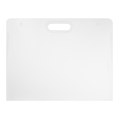2Pcs Transparent Plastic File Folder Large Capacity for Office Use 1