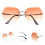 Durable Pc Rimless Party Glasses Assorted Color Outdoor Prop 8