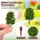 40Pcs Scenery Model Trees in Dark Green for Model Building Decor 5