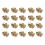 90Pcs Durable Golden Copper Screw Studs for DIY Handbag Crafting 2