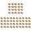 90Pcs Durable Golden Copper Screw Studs for DIY Handbag Crafting 3