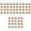 90Pcs Durable Golden Copper Screw Studs for DIY Handbag Crafting 4