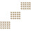 90Pcs Durable Golden Copper Screw Studs for DIY Handbag Crafting 5