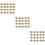 90Pcs Durable Golden Copper Screw Studs for DIY Handbag Crafting 9